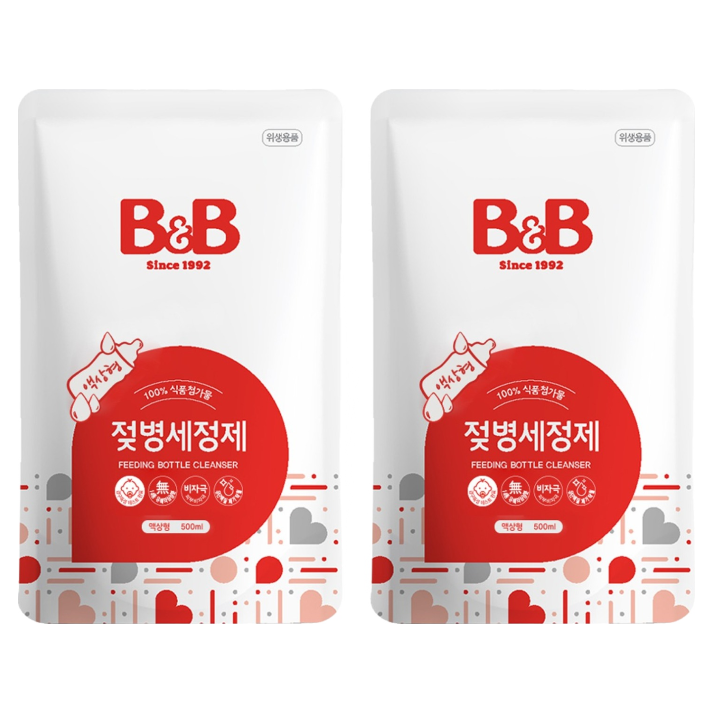비앤비 액상형 젖병세정제 리필 허브향